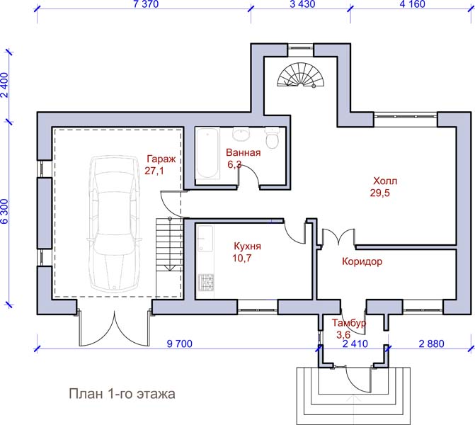 Проект дома химос 3 спальни